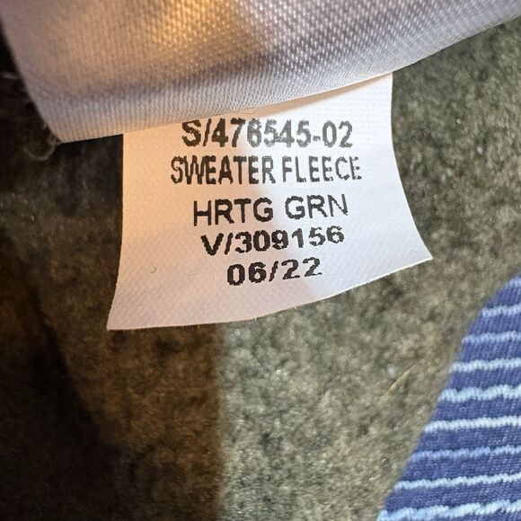 Old Navy Fleece Pullover Men’s XXL Tall Green Half Zip Outdoor Cozy Soft Warm - Picture 6 of 9